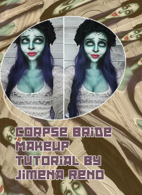 Corpse bride makeup