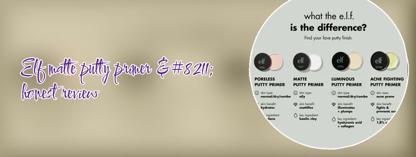 Elf matte putty primer