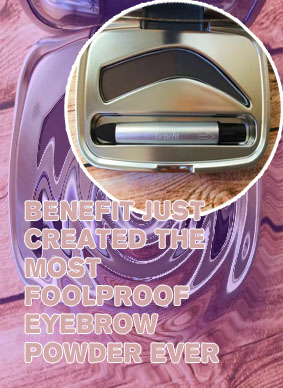Foolproof brow powder