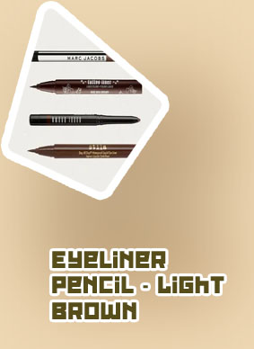 Light brown eyeliner