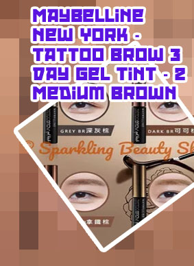 Maybelline tattoo brow gel tint