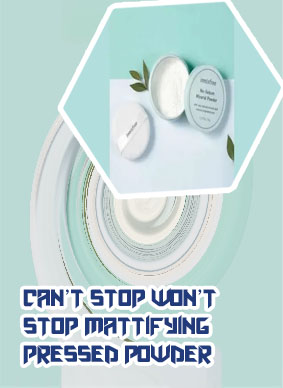 Non comedogenic setting powder