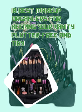 Portable makeup organizer